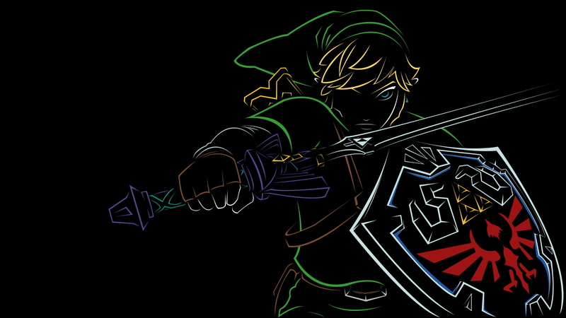 digital, digital art, illustration, awesome, 1080P, art, zelda, link
