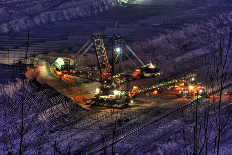 architecture, construction industry, industry, dusk, machinery, winter, lighting equipment, built structure, nature, high angle view, 4K, night, transportation