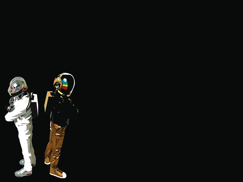 duo, scene, bangalter, color, music, electronic, 1080P, movement, daft, pop, thomas, punk, homem christo, synthpop, musicians, reflection, mask, electronica