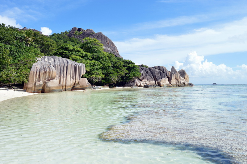 ocean, caribbean, nature, scenics - nature, indian ocean, tourism, tranquility, beach, vacations, island, rock - object, stones, no people, lagoon, tropics