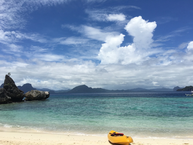 tranquility, leisure activity, lifestyles, summer, sky, landscape, idyllic, island, scenics - nature, destination, sand, nautical Vessel, palawan, scenics