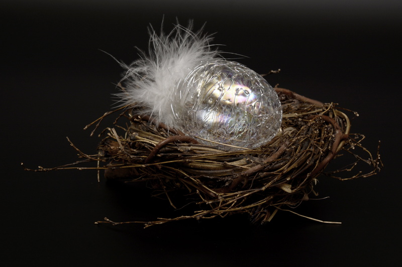 fragility, studio shot, no people, easter egg, oval, animal themes, outdoors, christmas ornament, egg, softness, close-up, close, vulnerability, elegant
