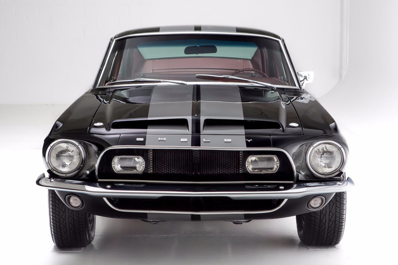 gt350, ford, shelby, fastback, 1968, black, 1080P, mustang, cars