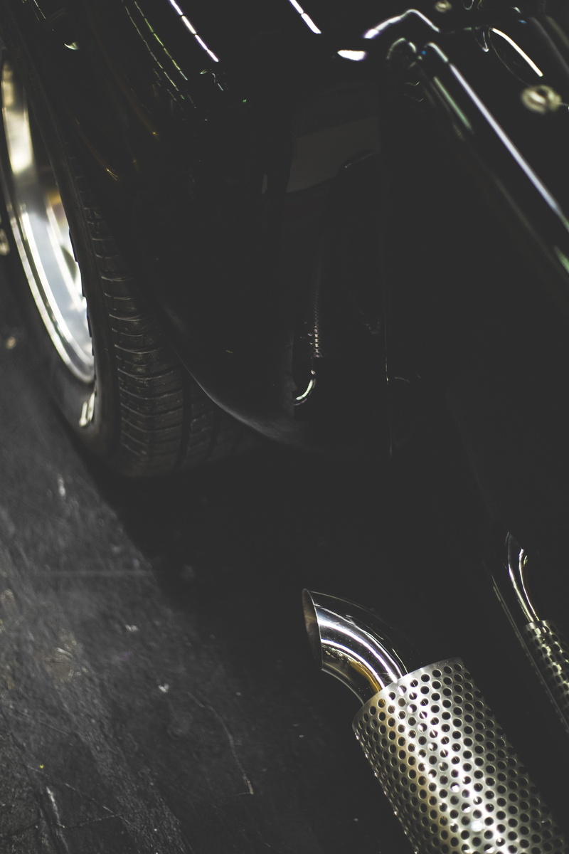 stationary, unique, automobile, black, vehicle, vintage, stylish, technology, dark, motor vehicle, wheel, tires, automotive, tire, condition, exhaust pipe