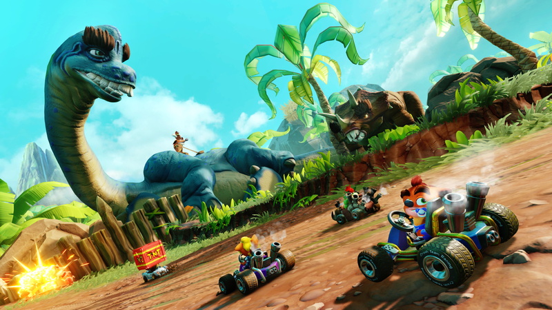 Crash Team Racing, 4K, Crash Team Racing Nitro Fueled, Video Game