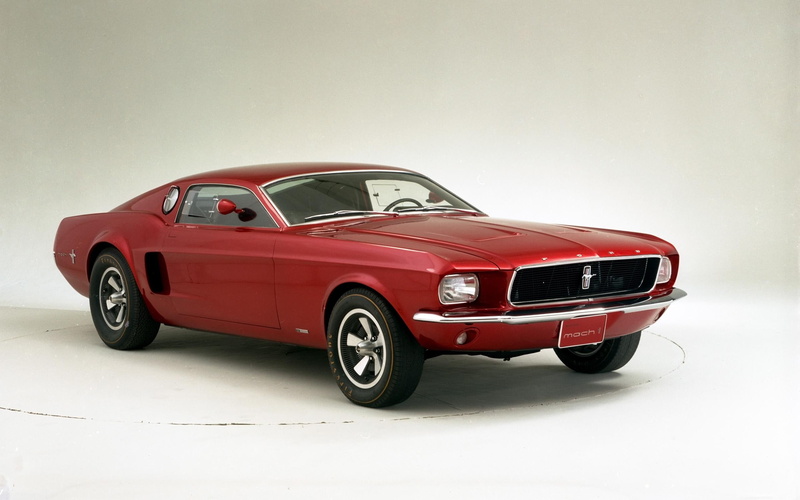 cars, 2K, mustang, mach, 1966, concept, ford, red