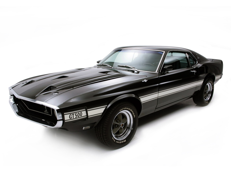 shelby, gt500, classic, muscle, ford, mustang, 1969, 1080P