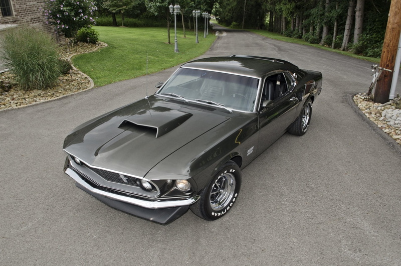Fastback, Ford Mustang Boss 429, 1080P, Black Car, Car, Muscle Car, Ford