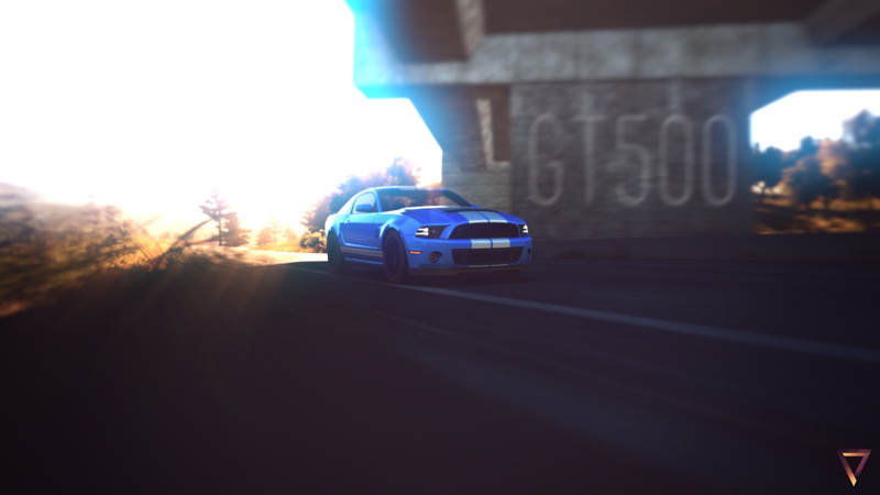 mode of transportation, game, nature, 1080P, blue cars, no people, architecture, Ford, city, travel, gt500, grabber blue, road, car, Ford Mustang
