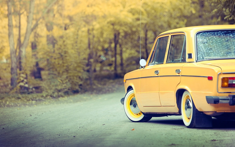 yellow, tofas, sahin, classic, cars, hd, volvo, 2K, warm, car