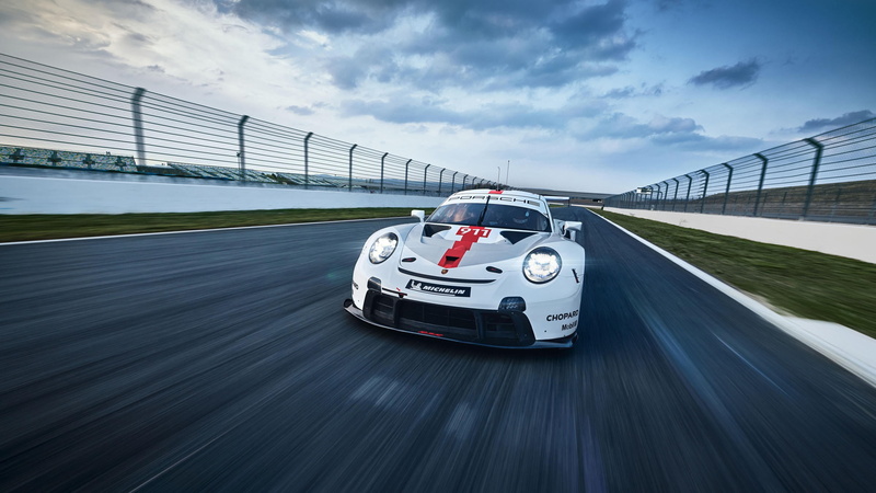 Speed, 2020, Porsche 911 RSR, Lights, Porsche 911, 2K, Track