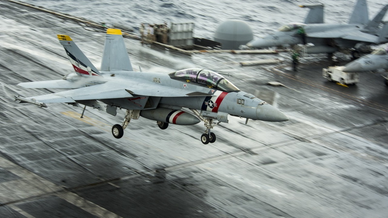 1080P, Airplane, Aircraft Carrier, Aircraft, Jet Fighters, Warplane, Jet Fighter, McDonnell Douglas F/A-18 Hornet