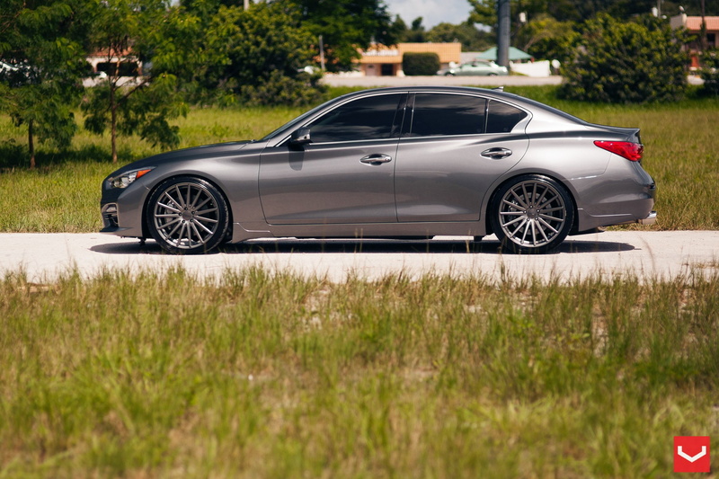 wheels, infiniti q50, vossen, 1080P, tuning