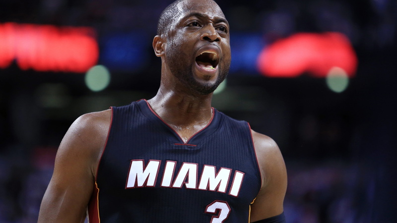 Miami Heat, 4K, Dwyane Wade, basketball, 4K, NBA