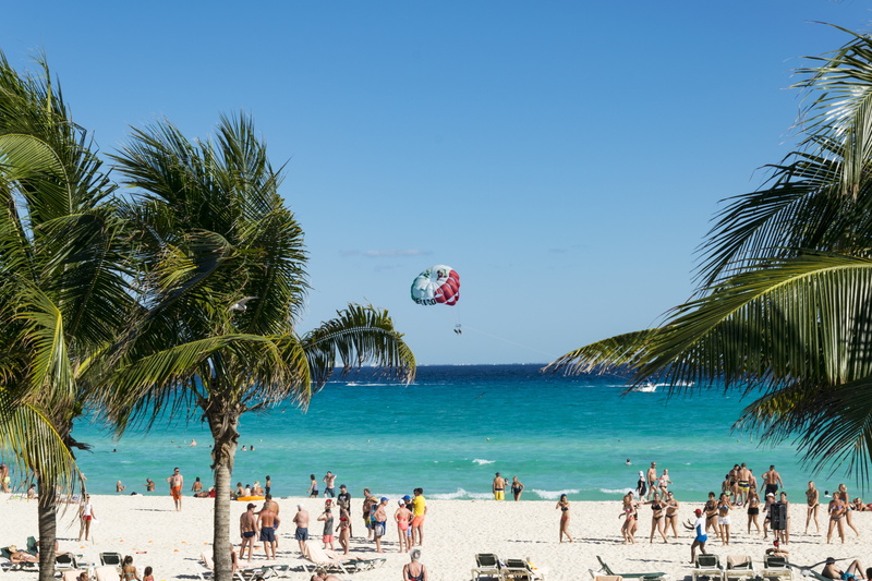 Cancun, Summer, beach, group of people, clear sky, travel, 5K, leisure activity, woman, nature, sunny, Mexico, recovery, sea, dance, holiday, shore, crowd