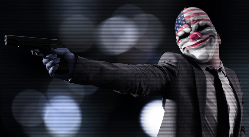 one person, clothing, Games, studio shot, enhanced, human body part, mask, jacket, suit, adult, standing, payday, digital, 1080P, business person, Other Games