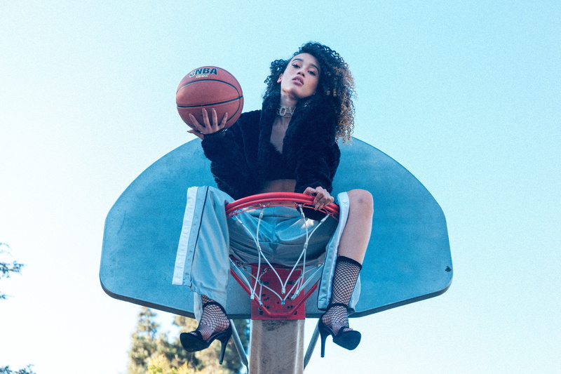 girl, portrait, hair, basketball - sport, daytime, young women, leisure activity, young, basketball - ball, basketball hoop, outdoor, female, person, lifestyles