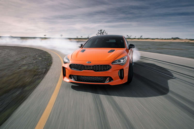 Kia Stinger GTS, Car, Sport Car, Kia Stinger, Orange Car, Kia, 4K, Vehicle