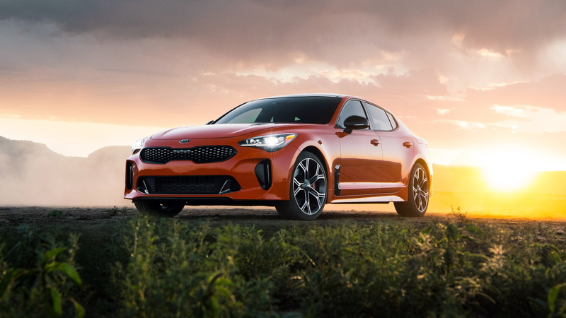 2020, GTS, Kia, Stinger, 5K, sunset