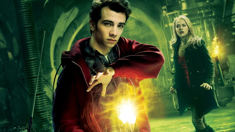 heterosexual couple, 1080P, young adult, men, The Sorcerers Apprentice, young women, Jay Baruchel, looking at camera, adult, Movie, couple - relationship