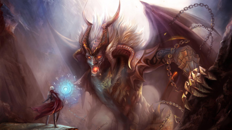 demon, shyvana, legends, league, fantasy, 3840x2160, sorcerer, 4K