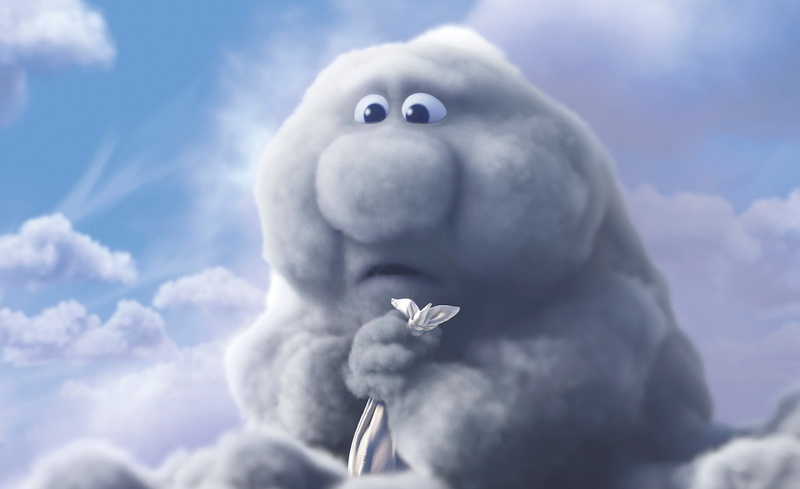 partly, Cartoons, low angle view, cloud - sky, nature, black cloud, close-up, outdoors, emotion, 1080P, human representation, no people, cloud, creativity