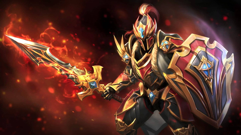 knight, elder, sword, dragon, form, breathe, fire, fighter, 1080P, blood, heroes, tail, abilities, dota, initiator, nuker, hd, shield