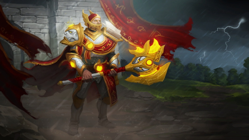 armor, loadig, dota, 2K, video, sreen, game, omniknight, ax, hd, weapon