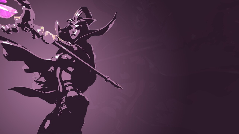 music, Simple Background, dancing, costume, magician, staff, night, purple, LeBlanc (League Of Legends), League Of Legends, flying, outdoors, minimalism