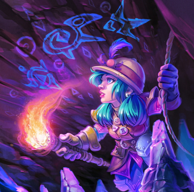 collectiblecard, adult, videogame, night, dancing, event, mage, nightclub, HeroesofWarcraft, multi colored, Journey, Game, men, music, people, Hearthstone