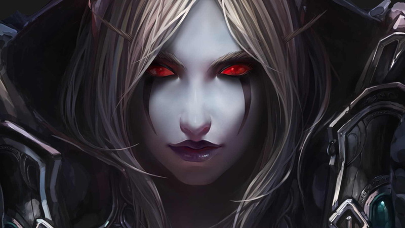 warcraft, 1080P, dark, hd, video, stare, art, Games, ELF, wow, world