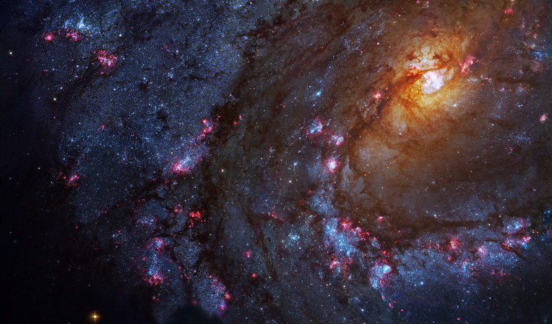 bright, night, nature, infinity, mystery, spiral galaxy, astronomy, sky, illuminated, beauty, star - space, M83, galaxy, space exploration, 1080P, Hydra