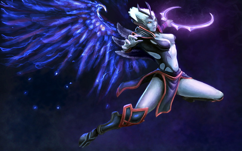 dota, art, spirit, picture, caracters, vengeful, fantasy, 1080P, desktop