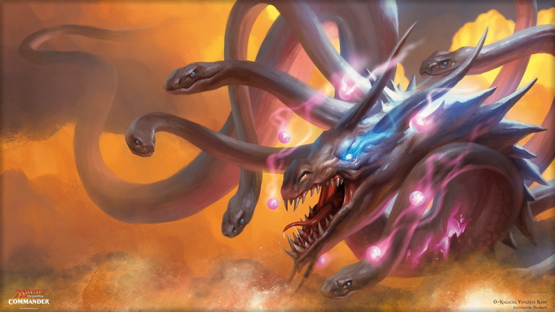 Spirit, O-Kagachi Vengeful Kami, Dragon, 1080P, Magic: The Gathering, Game, Commander (Magic: The Gathering)