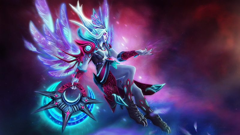 dancing, indoors, celebration, illuminated, Valve, Heroes, motion, fantasy Art, Dota 2, lighting equipment, video games, 1080P, people, Defense Of The Ancient