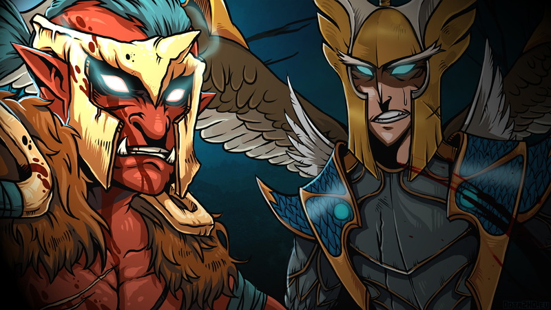 2K, dota, warlord, troll, mage, skywrath