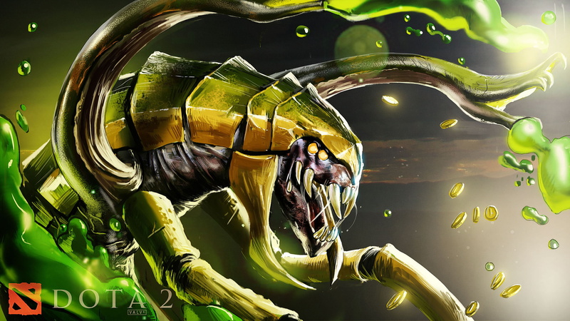 2K, venomancer, art, dota