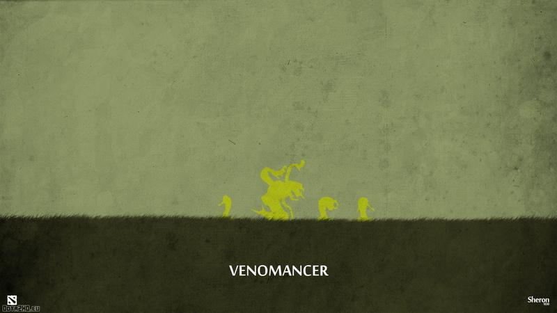 venomancer, art, 1080P, dota