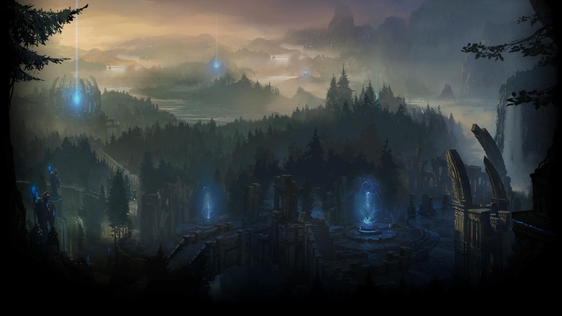 landscape, video games, hd, magic, 1080P, legends, league