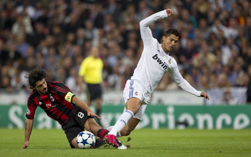 football, gattuso, 2K, gennaro, ronaldo, ac, x, sports, real, madrid, cristiano, hd, milan, art, real madrid