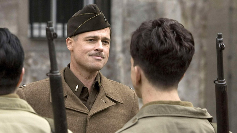x, people, brad, actors, inglorious, 1080P, pitt, hd, art, basterds, men, Brad Pitt