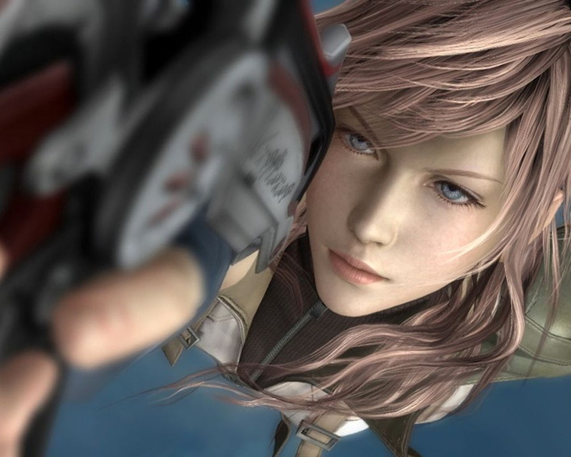 adult, close-up, Final Fantasy XIII, hair, one person, day, childhood, casual clothing, video games, human face, blond hair, young women, looking, headshot
