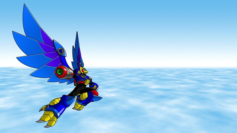 megaman, games, megaman x, video games, anime, mega man x, storm eagle, eagle, mega man, 1080P, cartoons, storm