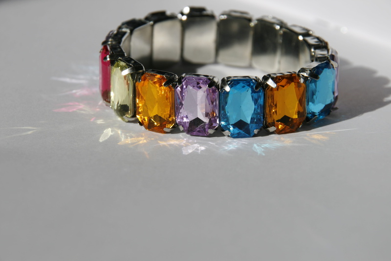 shiny, young, art and craft equipment, multi colored, Bracelet, hand, precious gem, art and craft, beads, decoration, fun, no people, child, happiness