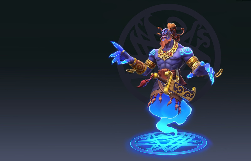 art, Djinn, childrens, Genie, 2K, lance, Vitalii Moskalets, fantasy