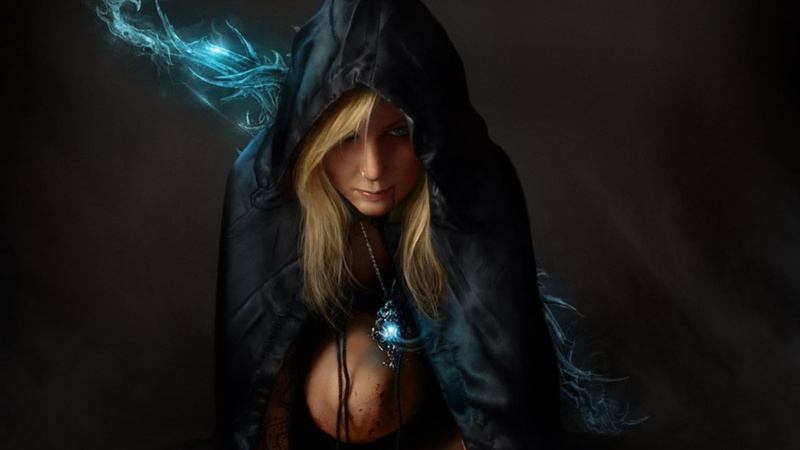 fantasy, hd, women, ranger, 1080P, character, drow