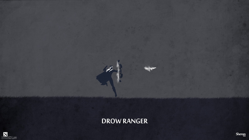 art, 1080P, dota, drow, ranger