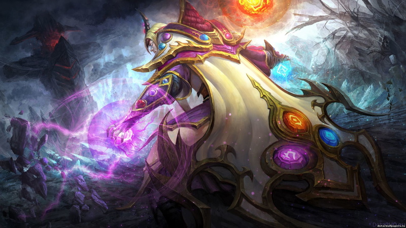 carl, invoker, dota, 1080P