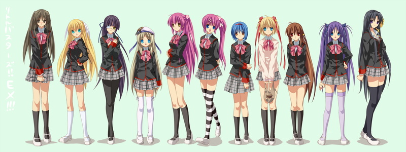 futaki, tokido, haruka, rin, mio, miyuki, koshiki, naoe, kanata, yuiko, riki, saigusa, nozumi, kurugaya, 2K, seifuku, nishizono, saya, natsume