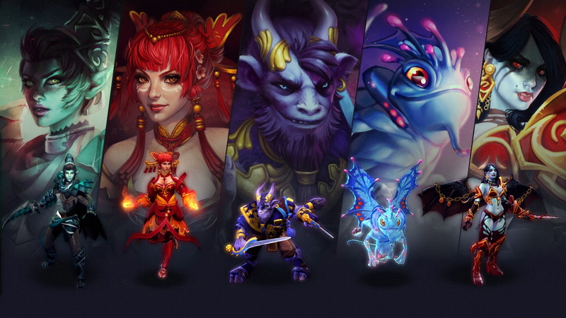 Lina, riki, Dota 2, 1080P, dota, Puck, Steam (software), Defense Of The Ancients